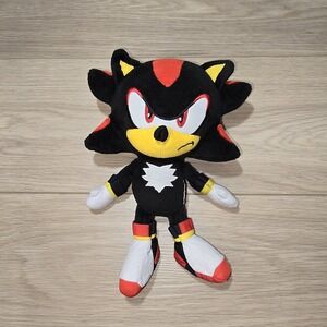 Sonic the Hedgehog Shadow Plush Toy – 11" Soft Stuffed Animal (Tag Cut Off)